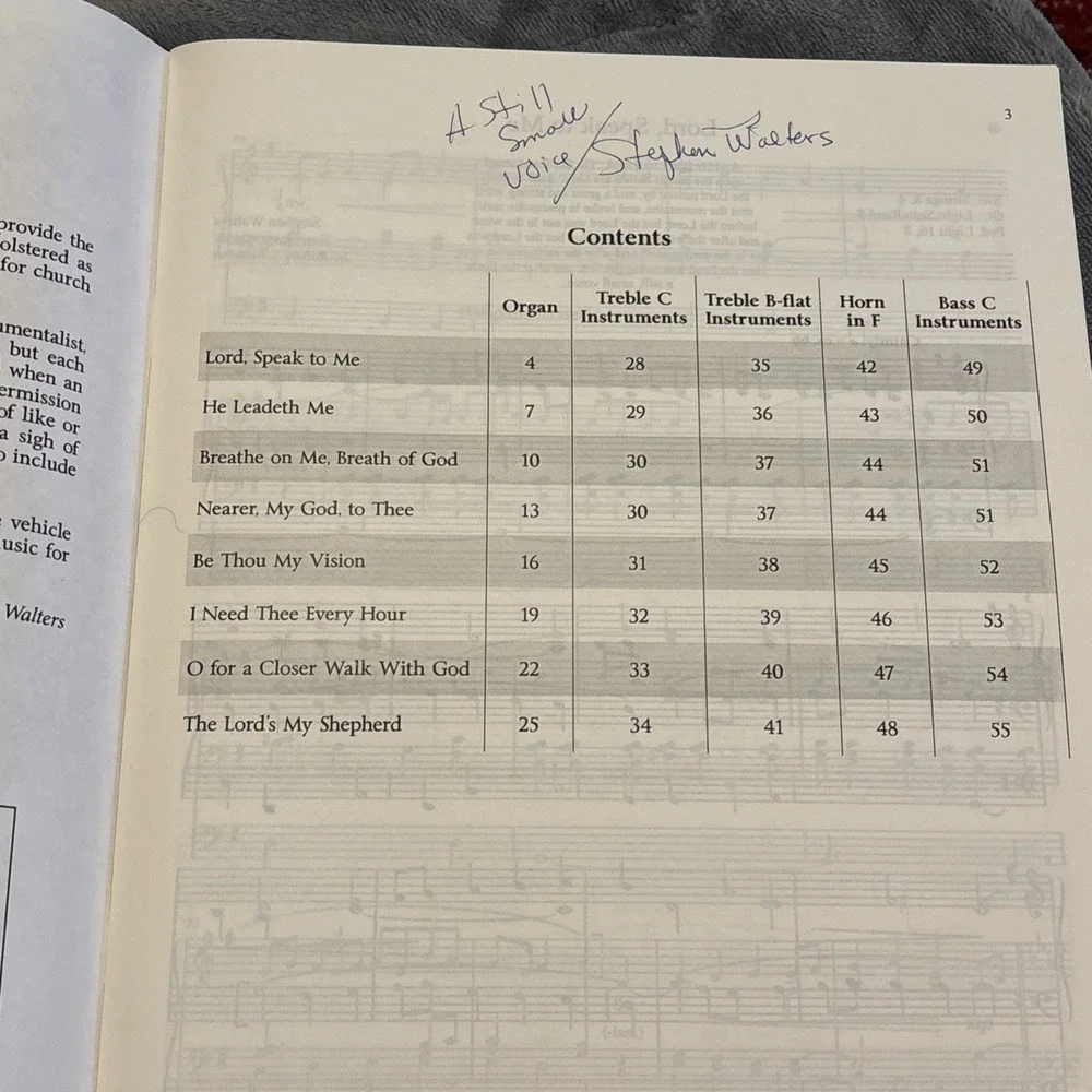 Stephen Walters A STILL, SMALL‎ VOICE: Reflective Hymn Settings for Organ 2008